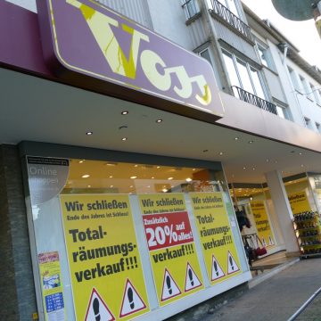 Schuhhaus Voss in Ronsdorf schließt (WZ)