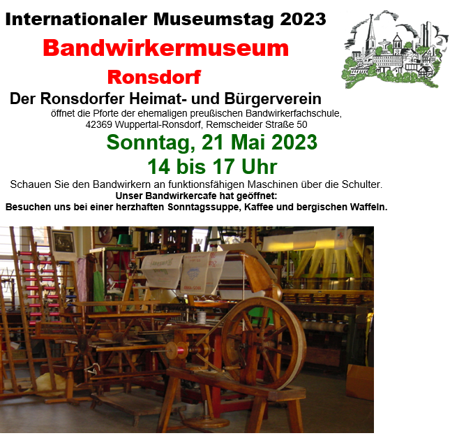 Internationaler Museumstag 2023 im Bandwirkermuseum Ronsdorf
