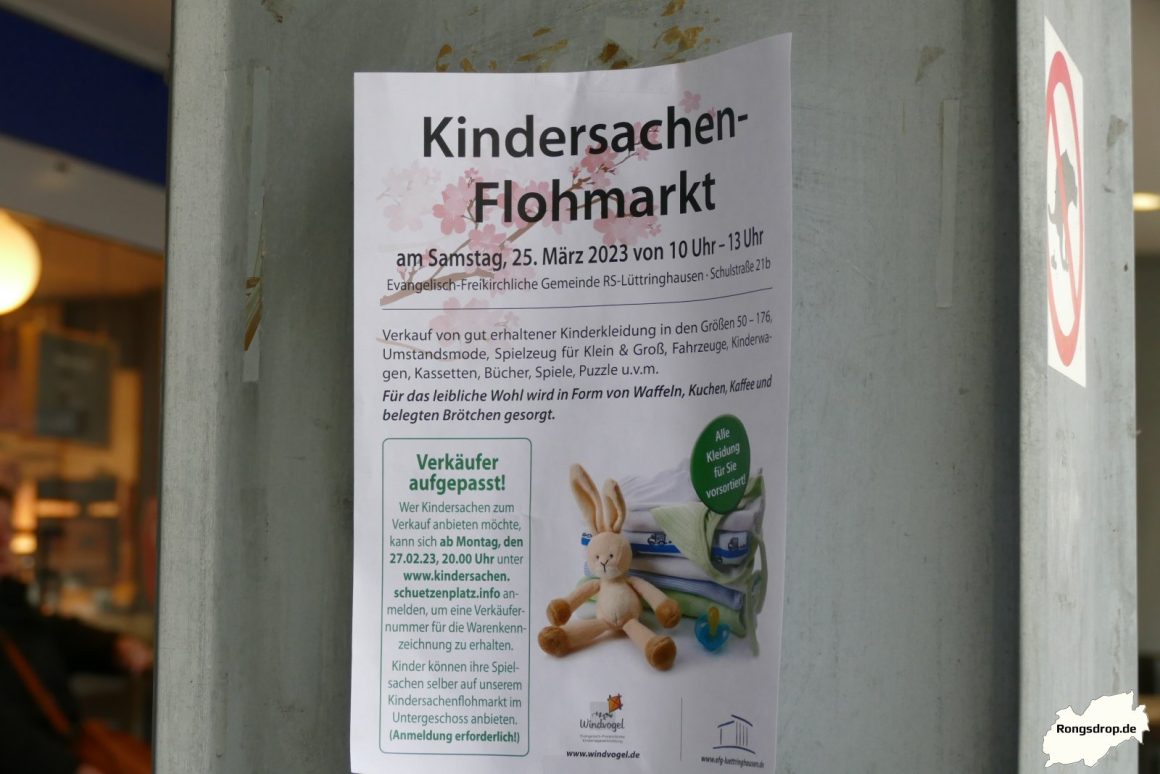 Kindersachen-Flohmarkt für Ronsdorfer
