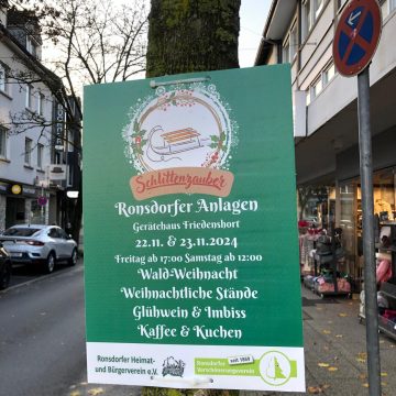 Schlittenzauber in den Ronsdorfer Anlagen