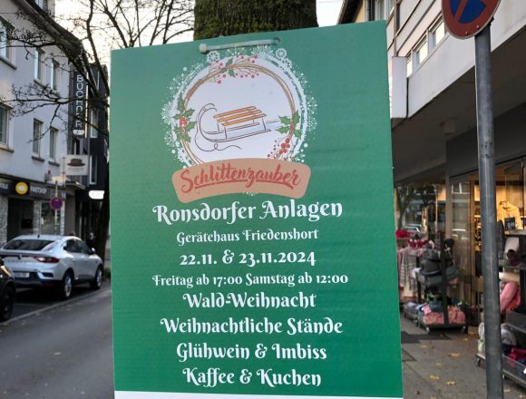 Schlittenzauber in den Ronsdorfer Anlagen