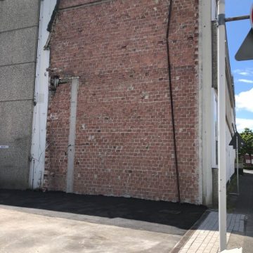 Wand nach Abriss erneuert