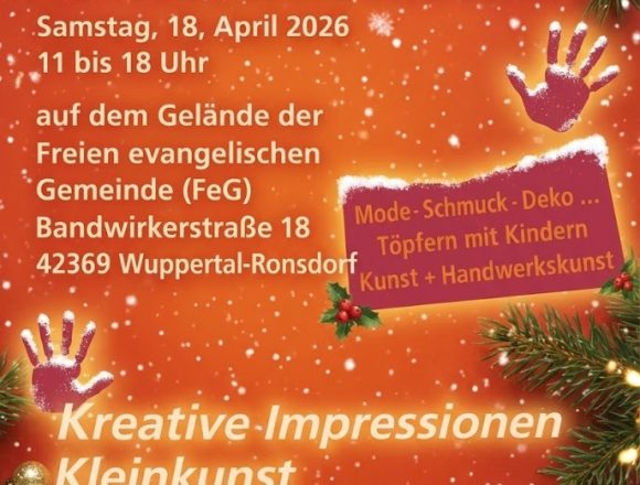 Kunsthandwerkermarkt Kunstrausch im April 2026