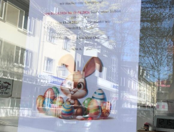 Imbiss A. Timpas mit kurzer Osterpause