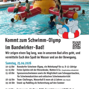 Schwimm-Olymp Bandwirker Bad 2026 Schwimm-Olymp im Bandwirker Band