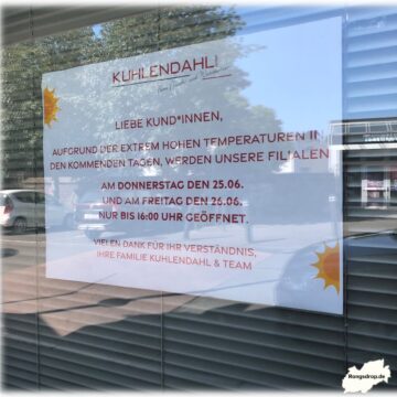 Hitze in Ronsdorf: Läden schließen eher