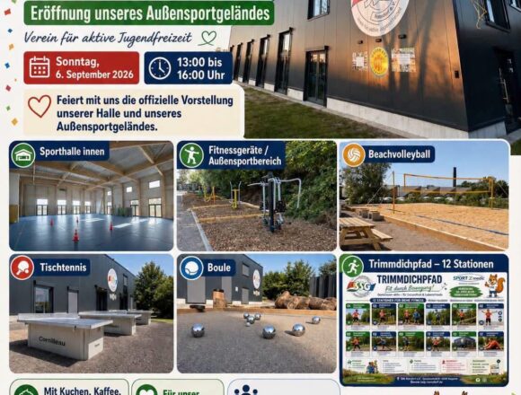 33 Jahre SSG Ronsdorf – Eröffnungsfeier des Außengeländes der neuen Sporthalle