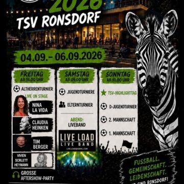 Waldfest 2026 beim TSV Ronsdorf mit großem Schlagerprogramm